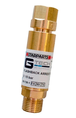 STARPARTS Flashback Arrestor In-Line Oxygen