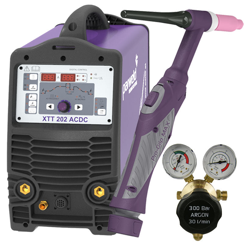 PARWELD XTT202P 200A AC/DC Pulsed TIG Inverter