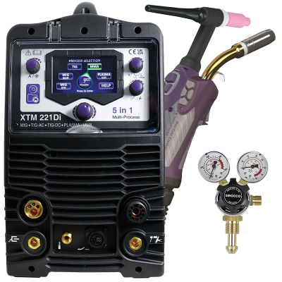 PARWELD XTM221DI 5-IN-1 Multi-Process Inverter