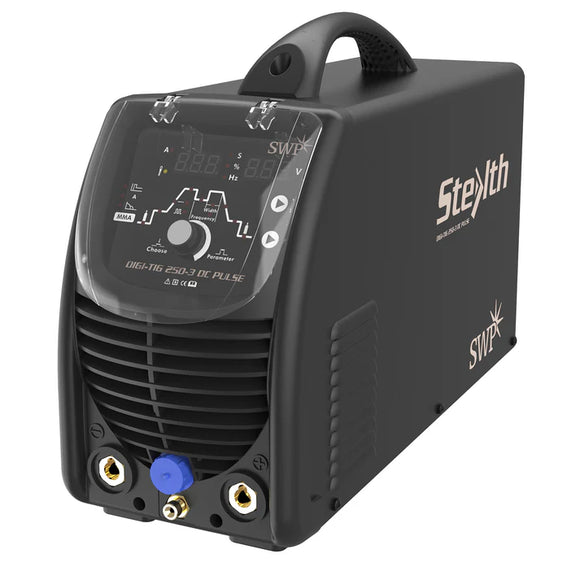 Stealth Digi-Tig 250-3 DC Pulse 3 Phase TIG Welding Machine with Cooling System