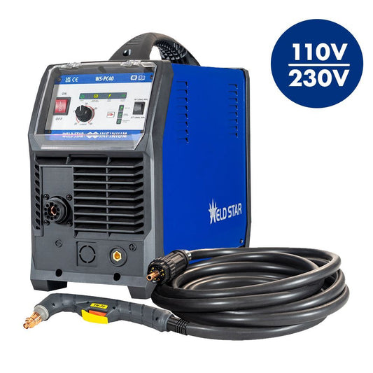 Weldstar PC40 Plasma Cutter c/w Air Compressor (Built In) Dual Voltage