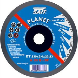 SAIT PLANET Metal Cutting Disc 230mm (Box of 10)